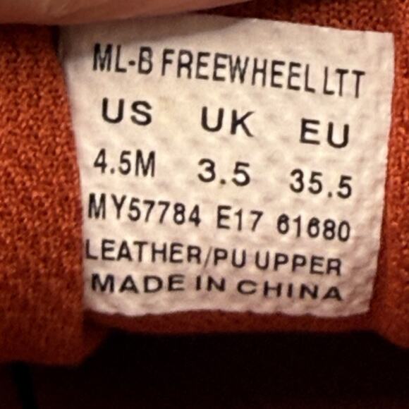 Merrell Freewheel LLT Gray Lace Up Sneaker‎ Youth Size 4.5 M FREE SHIPPING - Picture 12 of 12